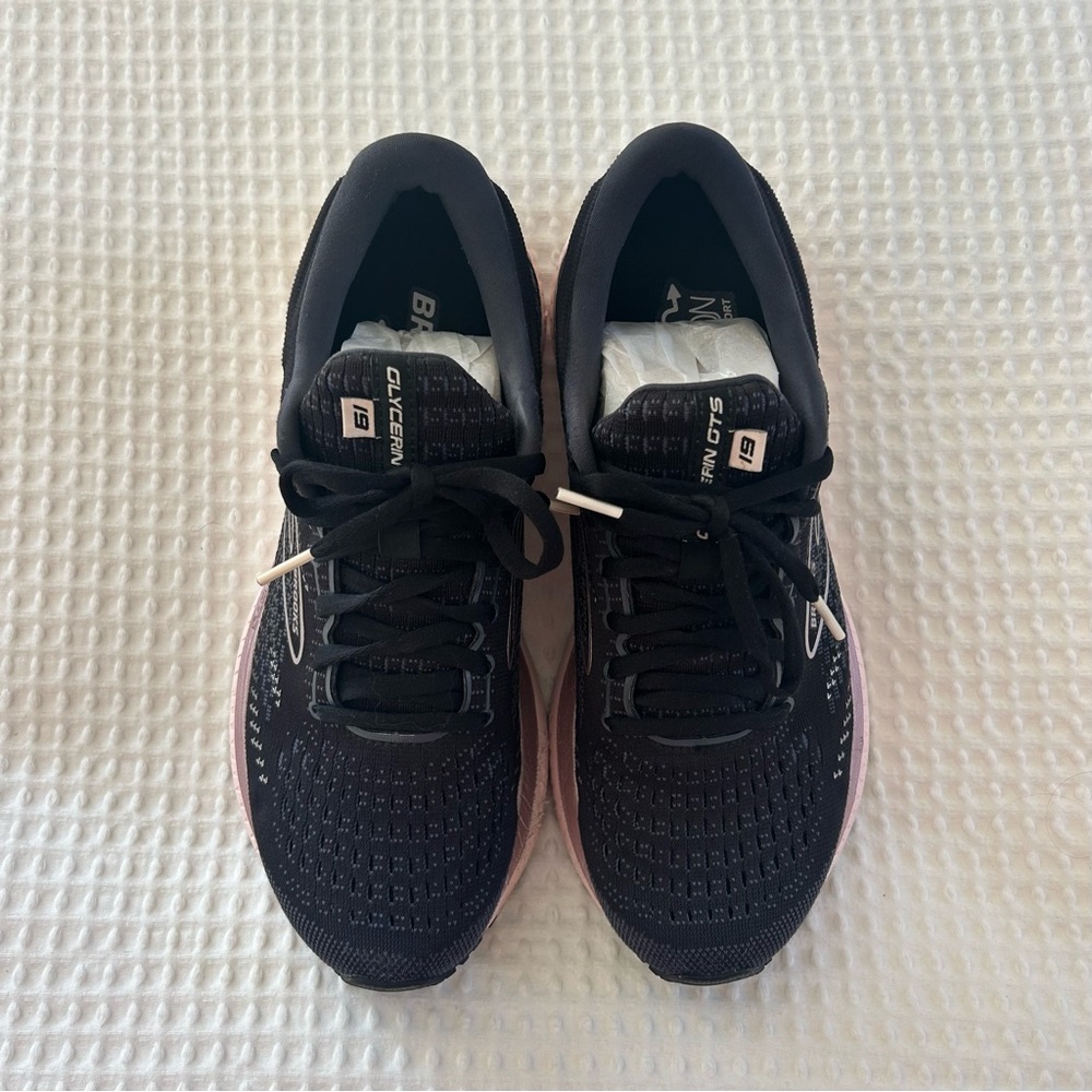 Brooks Glycerin GTS 19 Neutral Cushion Running Shoes Black/Ombre/Metallic 10.5 B - Picture 2 of 11